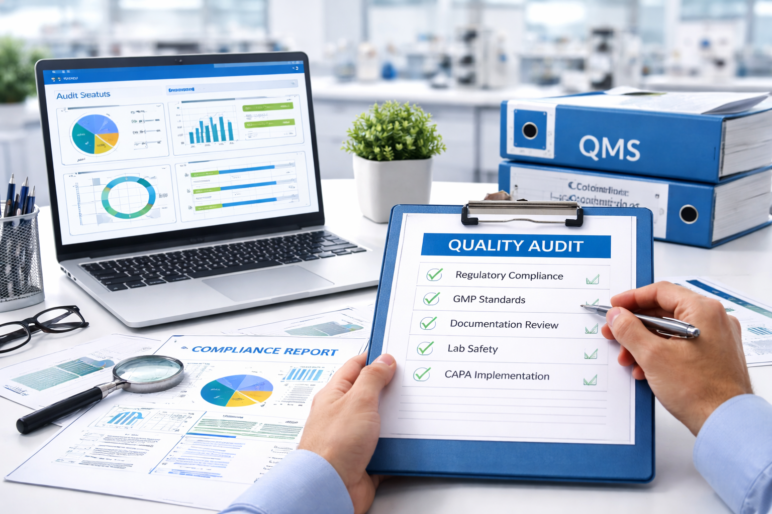 Tech Support, Trainings, QMS Audits and NABL Calibrations